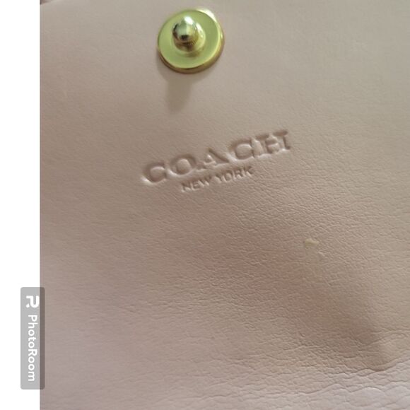 COACH PINK/BROWN WRISTLET/PURSE - Picture 15 of 16